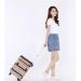 Folding Shopping Cart Grocery Utility Cart Stair Climbing Cart with Wheel Bearings - Buy Online on GoSupps.com