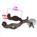 Buy Hand-Carved Western Cowboy Spurs - Steel Horse Racing Equipment for Riders - Buy Online on GoSupps.com