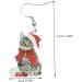 Milisten 1 Pair Women Earrings Christmas Ear Studs Lovely Earrings Santa Hat Jewelry Christmas Tree Miss - Buy Online on GoSupps.com