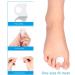 Toe Straightener Spacers | Gel Toe Separators for Bunion Hammer Toe & Crooked Toes - Improve Comfort & Alignment - Buy Online on GoSupps.com
