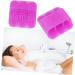 Buy Healvian 2pcs Bath Cleaning Brush Set - Purple Tub Scrubber & Massage Brush for Ultimate Relaxation - Buy Online on GoSupps.com