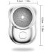 Portable Mini Electric Shaver - USB Rechargeable Low Noise Perfect for Travel - Ideal Father's Day Gift for Men & Boys Green - Buy Online on GoSupps.com