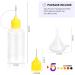 YGDZ 15pcs Precision Tip Applicator Bottles - 30ml, 5 Colors Needle Fine Tip Squeeze Glue Applicator Bottles with 10pcs Needle Tips and 5pcs Mini Funnel - Ideal for Quilling, Crafts, Paint, and Ink - Buy Online on GoSupps.com