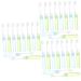 Minkissy 30 STK portable toothbrush manual toothbrush foldable toothbrush hotel toothbrush oral toothbrush cleaning brush with soft bristles camping travel little toothbrush pp