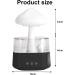 MIFXIN Cloud Rain Humidifier with 7 Colors LED Light and Aromatherapy Essential Oil Diffuser - Remote Control, Desk Fountain, Bedside Sleeping Relaxation - Black 2024 - Buy Online on GoSupps.com