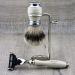 Ultimate 3 Edge Shaving Razor Set | Pure Silver Tip Badger Brush Stand & Alum Pencil - Perfect Men's Shaving Kit for a Superior Grooming Experience - Buy Online on GoSupps.com