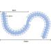 Dental Orthodontic Separator Ties - 700 Blue Elastic Ligature Rings/10 Sticks - Buy Online on GoSupps.com