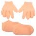 Healeved Moisturising Socks 1 Set Beauty Gloves Socks Waterproof Socks Moisturizing Gloves Womens Socks Women Moisturizing Socks Moisturizing Hand Gloves Lotion Sebs Whitening Women's
