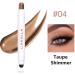 Go Ho Shimmer Cream-to-Powder Eyeshadow Stick - Waterproof 2-in-1 Taupe Shimmer Eyeshadow Pencil Crayon for Easy Application - Buy Online on GoSupps.com
