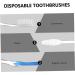 Frcolor 60-Pack Disposable Toothbrushes - Soft Bristles for Sensitive Gums Hygienic Travel Toothbrushes with Plastic Handle & Toothpaste - Buy Online on GoSupps.com