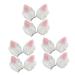 FRCOLOR 3 Pairs Hair Accessories for Women Bunny Ear Bobby Clips Barrettes for Kid Hair Accessories Rabbit Clip Hair Clip Hair Accessories Headband Cats and Dogs Fabric Women's