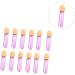 NOLITOY 200 Pcs Eye Shadow Make up for Face Eyeshadow Oval Sponge Brush Eyeshadow Miss Set 3.6X1.2 cmx2pcs Violetx2pcs - Buy Online on GoSupps.com