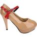 Yuyte Women s High Heels Laces - Removable Shoe Straps & High Ankle Straps in Red | Perfect Accessory for High Heels & Sandals - Buy Online on GoSupps.com