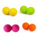 Lurrose double lacrosse massage balls Massage peanut balls massage roller all-extremra thick yoga mat with high dense masajeador de pies chiro board fitness high dense slip-resistant sock medium yellow