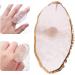 nail art palettes Nail Art Finger Ring Palette Polish Holder Color Mixing Plates Manicure Tools White - Buy Online on GoSupps.com