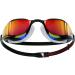 Speedo Fastskin Hyper Elite Adult Mirrored Goggles - Unisex One Size Black/Oxide Grey/Fiery Gold - Best Performance Swim Goggles for Competitive Athletes - Buy Online on GoSupps.com