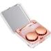 Buy Akozone Square Protective Cover for Contact Lenses - Portable Rose Gold Marble Soaking Case - International Shipping Available - Buy Online on GoSupps.com