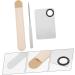 2 Ensembles Spatule Cosm tique Acier Inoxydable Spatule De Maquillage Avec Palettes De Maquillage Pour M langer Les Couleurs Pour Professionnels Amateurs - Buy Online on GoSupps.com