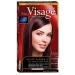 Visage Hair Fashion Permanent Hair Color 30 Burgundy Permanent Hair Color Cream with Keratin and Argan Oil