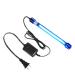 rOXIN 5W 7W 13W U-VC Aquarium Green Clean Light Algae Bloom Clear Lamp Aquarium Water Clean Green Clear Waterproof Clean Lamp for Pond Fish Tank Sump Swim Pool 5W-6.9inch Length