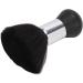 Qukaim Neck Dust Brush Hair Cutting Neck Dust Brush Ergonomic Black Face Neck Hair Dust Cleaning Brush for Home Salon - Buy Online on GoSupps.com