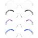Kokobin Frameworkless Reading Glasses - Anti Blue Light Visual Aid for Men & Women (4-Pack +2.0 Diopters) - Buy Online on GoSupps.com