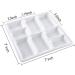 8-Well Porcelain Artist Paint Palette - Mixing Tray for Watercolor, Gouache, Acrylic, Oil Painting - 8 Inch - Buy Online on GoSupps.com
