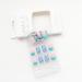 24pcs Glossy Square Press on Nails - Blue Green Butterfly Design | Medium Fake Acrylic Nails for Women - Full Cover Glue on Nail Art - Buy Online on GoSupps.com