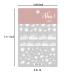 3D Self-Adhesive Flower Nail Art Sticker Decals - Fashionable White Floral Design for Manicure and Toenails - 3 Sheets - Buy Online on GoSupps.com