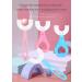 ZaoRdky U-Shaped Toothbrush for Toddlers & Kids | Soft Manual Training Whole Mouth Toothbrush Age 2-6 | 360 Oral Teeth Cleaning | Food Grade Silicone Brush Head | Pink | 1pcs - Buy Online on GoSupps.com