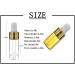 Vasana 12x Refillable Brown Glass Mini Bottles | 3ml Drip Bottles for Essential Oils Perfumes & Aromatherapy - Elite Fluid Containers - Buy Online on GoSupps.com