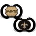 NFL New Orleans Saints Baby Fanatic Pacifier 2-Pack - Officially Licensed League Gear - Buy Online on GoSupps.com