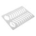 HAPINARY Eyebrow and Lip Stencil Set Metal Drawing Mold for Eyebrows and Makeup