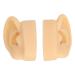 Ear Piercing Practice Model - Soft Silicone Lifelike Left Right Reusable Display for Earphones (Light Beige) - International Shipping Available - Buy Online on GoSupps.com