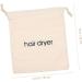 Baluue 20 Pcs Hair Dryer Storage Bag Canvas Shopping Bags Canvas Cosmetic Bag Cosmetics Bag Fabric Beige - Buy Online on GoSupps.com