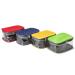 First Aid Color Coded Pouches Medical Case Empty Small for EMT EMS Red for Dressing Green for Vitals Oxygen Airway Blue for Trauma Yellow for Slits Bumps Four Bag Separate Medic Supplies Transparent 4 COLORS