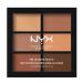 NYX PROFESSIONAL MAKEUP Pro Lip Cream Palette  The Nudes  0.317 Ounce The Nudes 0.32 Ounce (Pack of 1)