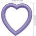 UW Heart Makeup Mirror - Purple Heart Cosmetic Mirror for Wall/Desktop - Bedroom Vanity Mirror - Buy Online on GoSupps.com