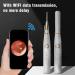 QIYUDS Wireless Otoscope Ear Wax Remover Kit - HD Portable Ear Camera with LED Light for Visual Ear Cleaning - Includes Ear Spoons - Pink - Buy Online on GoSupps.com