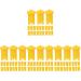 Beaupretty 400 Pcs Glue Bottle Anti-blocking Needle Glue for Lashes Eyelash Water Bottle Eyelash Supplies Eyelashes with Glue Lash Glue for Eyelash Extensions Lash Extension Glue Nozzle Cork 1.3x0.8x0.6cmx4pcs Yellowx4pcs