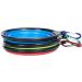 Buy Zuofeng Reisenapf Foldable Dog Water Bowl - Portable Silicone Feeding Set for Cats & Dogs | 3 Colors: Blue Green Red | International Shipping Available - Buy Online on GoSupps.com