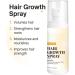 2PCS Hair Growth Spray Prevent Baldness Regrowth Thicken Moisturize Smooth Repair Damaged Improve Split Dry Reducing Hair Loss Serum - Buy Online on GoSupps.com
