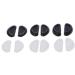 Bayore Self-Adhesive Nose Pads for Glasses - 10 Slip-Resistant Silicone Pads Thin & Comfortable Black 1mm - Buy Online on GoSupps.com