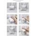 nail cushionNail Cushion Soft Pu Leather Manicure Hand Rest Cushion Dual Use Hand Pillow White - Buy Online on GoSupps.com