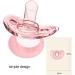 Sunaomni Mam Dummies - Baby Silicone Pacifier for Newborns & Toddlers | Multifunctional Breastfed Baby Supplies | Pink - Buy Online on GoSupps.com