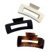 JKLAND Grande Strong Hold Big Hair Claw Clips hair Large Claw Clip for Women and Girls Thin Hair Strong Hold for Thick Hair 3 Color Available (3 Packs)