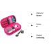 Premium Hot Pink Make-Up Bag for Women | 2 Layer Travel Kit Organizer with Mirror & Brush Pockets | Professional Cosmetic Case - Buy Online on GoSupps.com