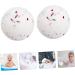  Beatifufu 2 Pieces Bubble Bath Ball Milk Bath Balls Rose Petals Organic Round Bath Bath Milk Moisturizing Bath Bomb Maker Essential Oil - Buy Online on GoSupps.com