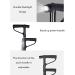 Walkers for Seniors Aluminum Alloy Crutches Adult Crutches Adjustable Length (78-100.5Cm) Ten Height Adjustable Stand-Up Assist Handle with Flashlight rollator Walker Durable Mobility Aid - Buy Online on GoSupps.com