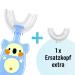 U-Shape Children's Toothbrush - Food-Grade Silicone BPA Free Extra Gentle - Hygienic for Kids (Ages 2-8) | DGN Toys Blue - Buy Online on GoSupps.com